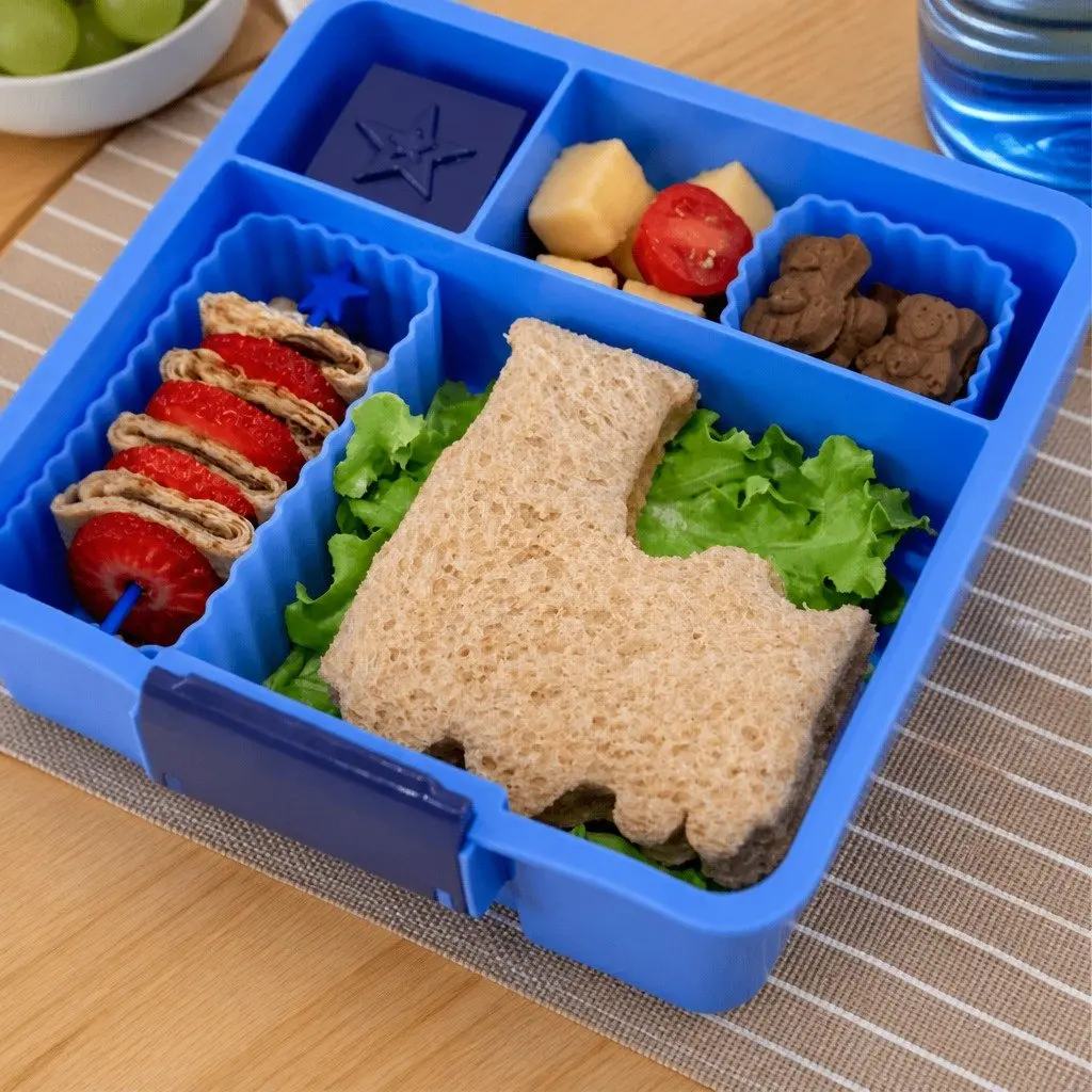 Sandwich Cutters Set Aeroplane Train Kids Lunch Box Fun Food