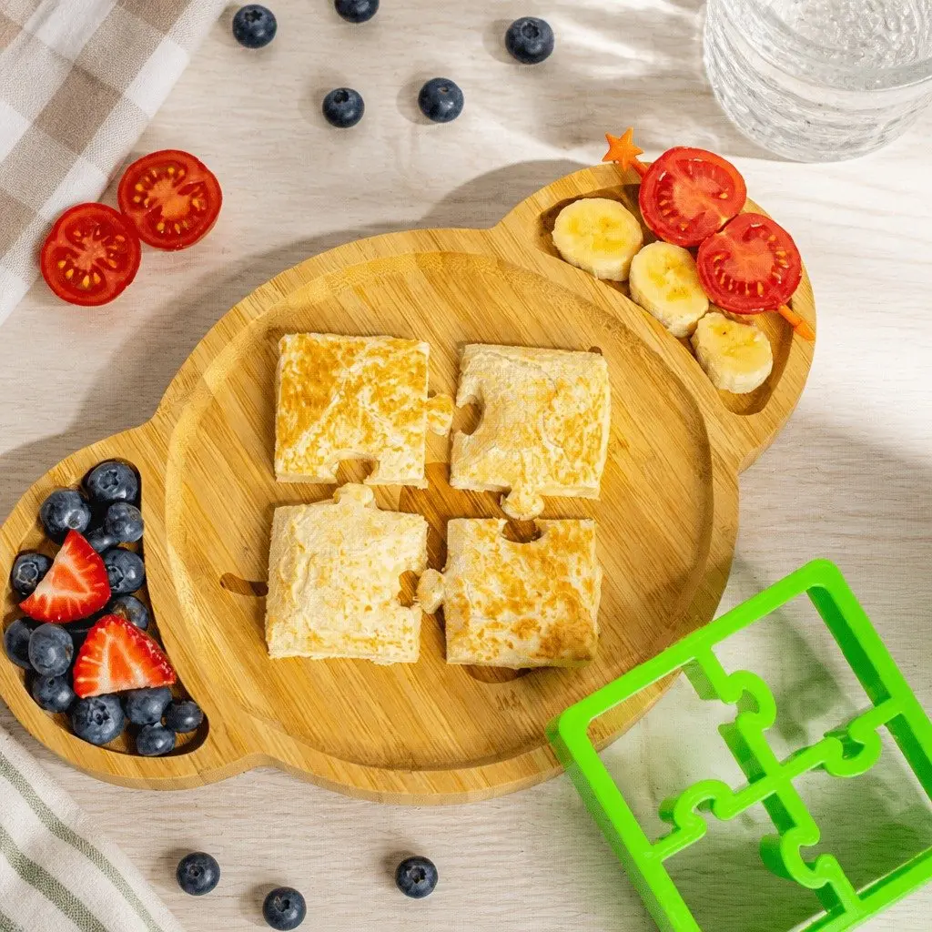 Puzzle Sandwich Cutter Set Large Creates Fun Shaped Sandwiches Minimizes Waste