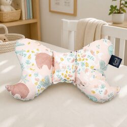 Angel's Wings Head Support Pillow for Baby Pram Stroller Bassinet Travel Comfort