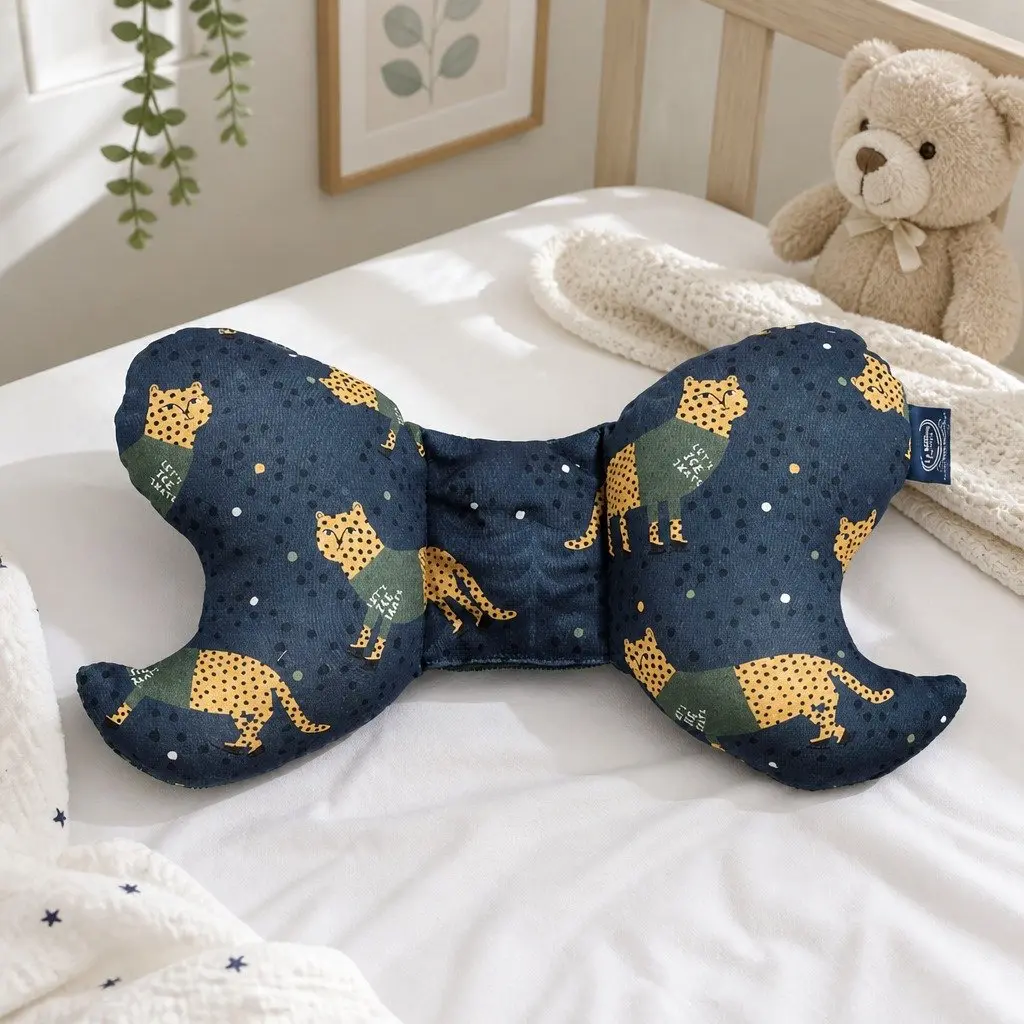 Angel's Wings Head Support Pillow Newborn Baby Travel Comfort Pram Stroller