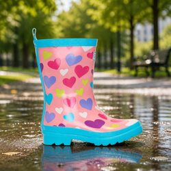 Kids Waterproof Rain Boots Slip Resistant Matte Rainy Day Footwear
