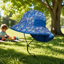 Compact and Reliable Kids Sun Hat UPF50+ for 6-24 Months