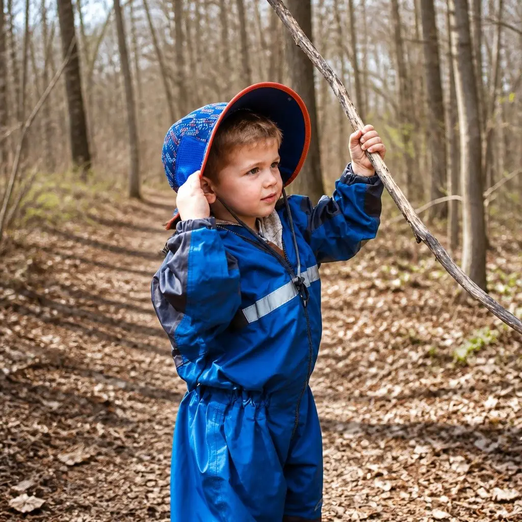 Kids Play Hat UPF50+ Sun Protection Small 6-24 Months Outdoor Adventures