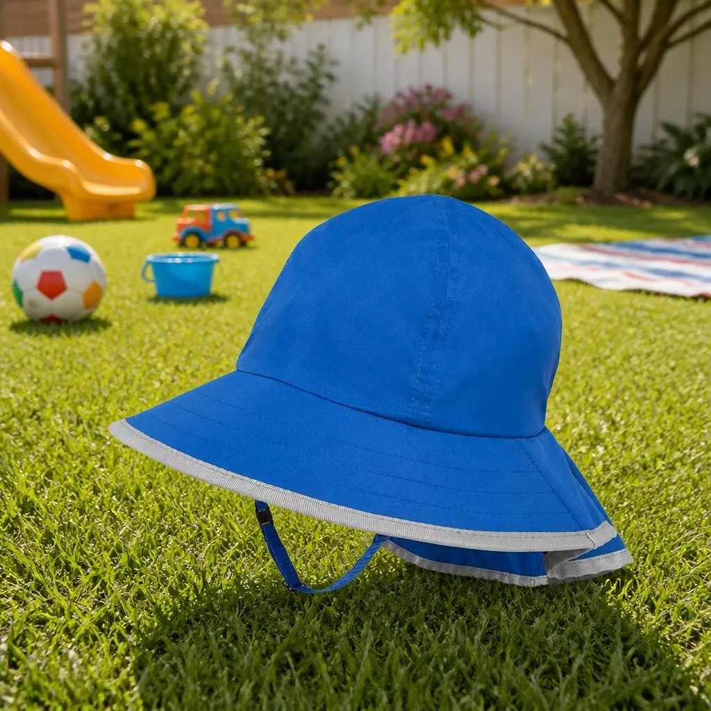 Kids Play Hat Royal Small UPF50+ Sun Protection Breakaway Strap