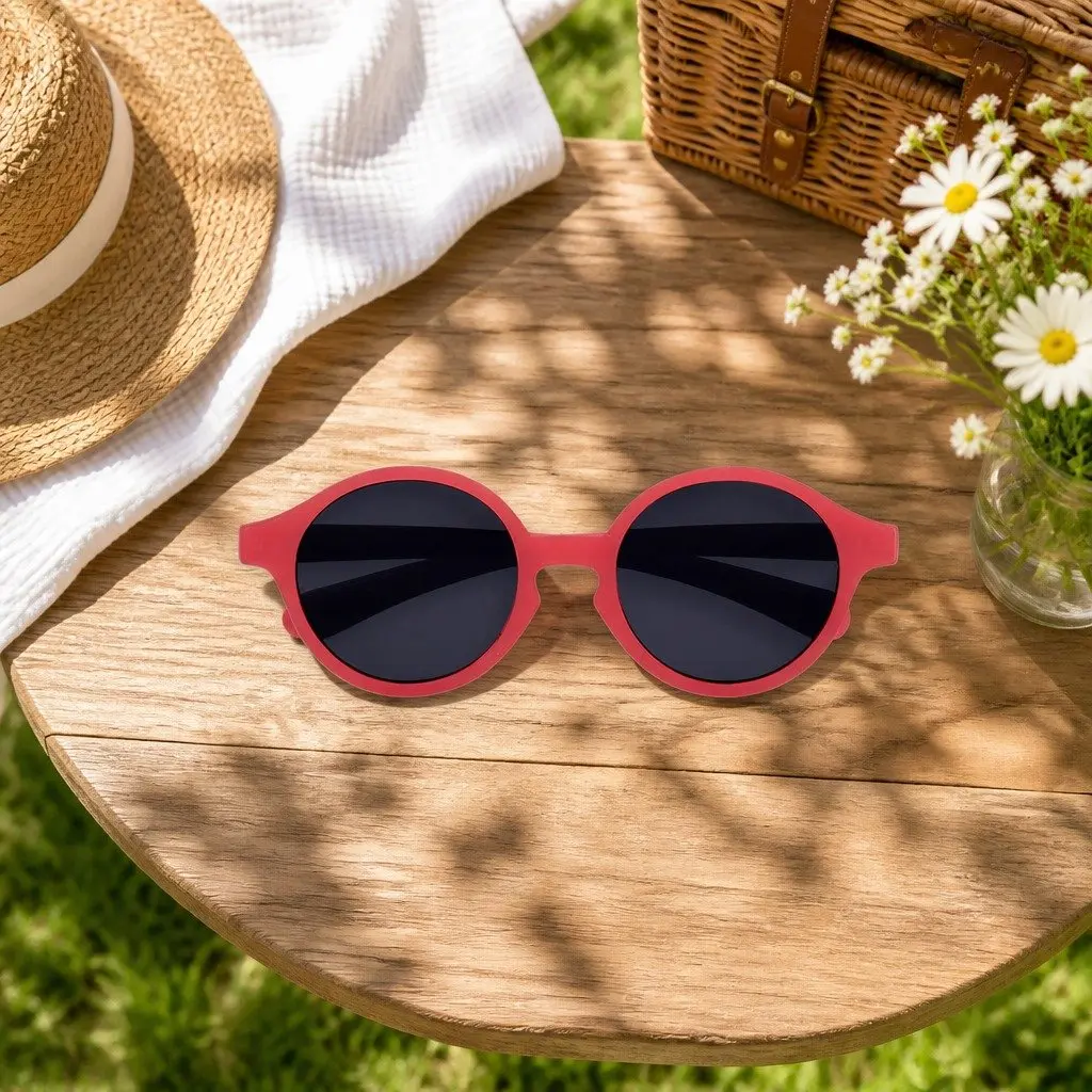 Baby Sunglasses 0-9 Months Round Frame UV Protection Lightweight Unisex Kids