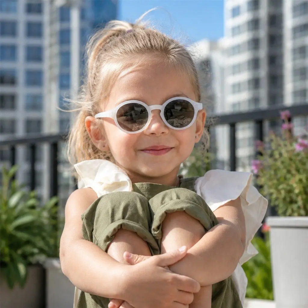 Baby Sunglasses Purple Sky 0-9 Months UV Protection Polarized Flexible Frames Strap