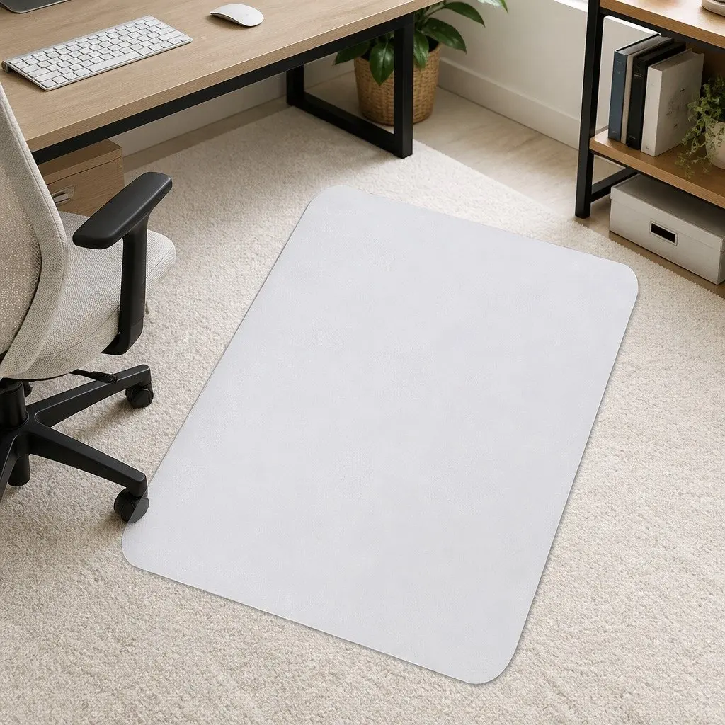 Chair Mat Clear 120X90cm Floor Protector for Office Carpet Home Desk Rolling