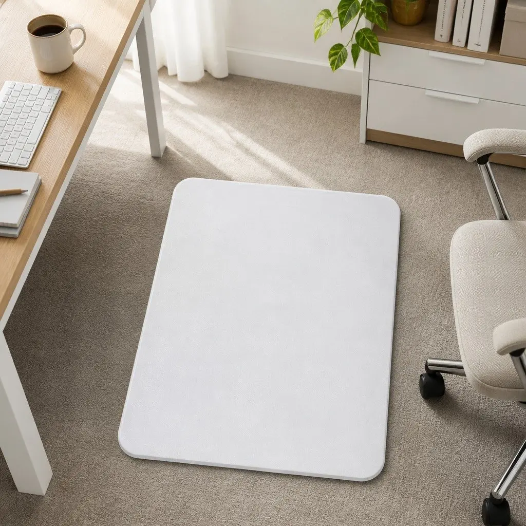 Chair Mat Clear 120X90cm Floor Protector for Office Carpet Home Desk Rolling