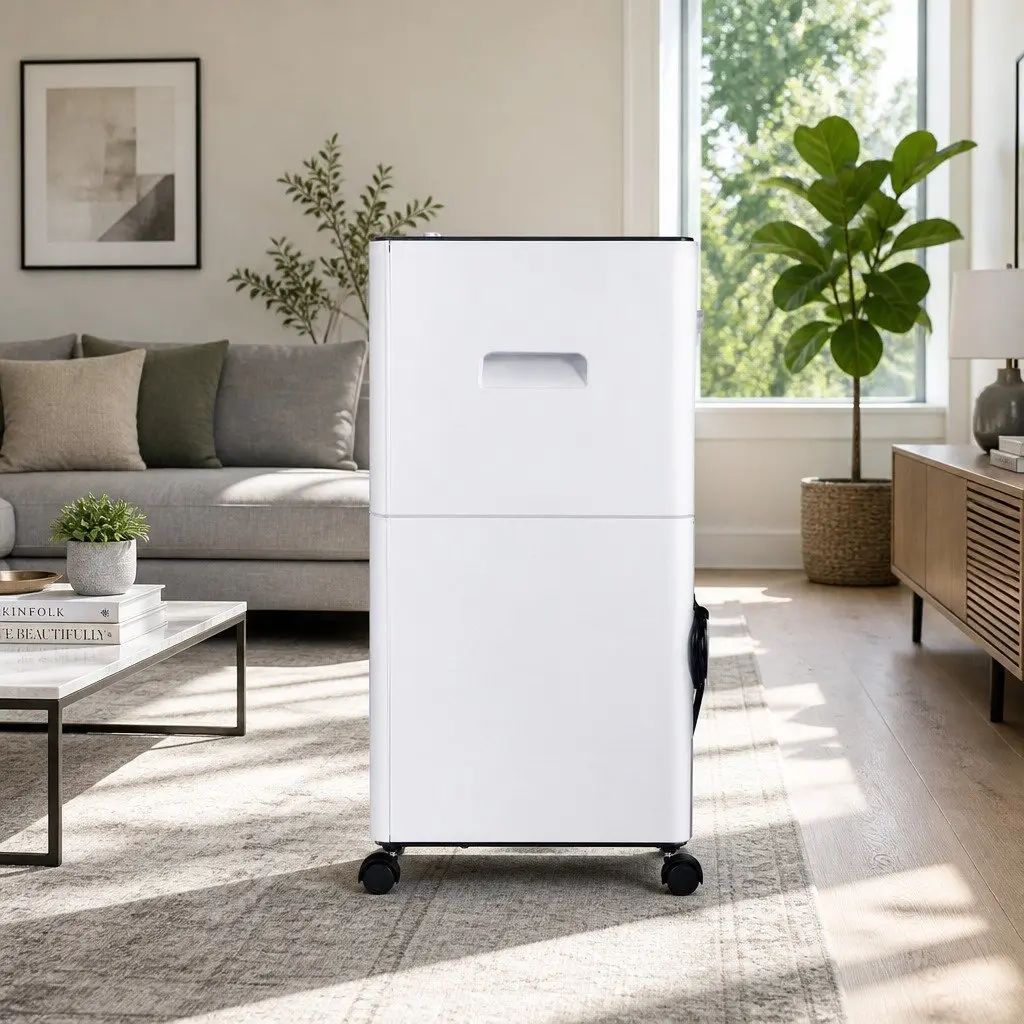 Evaporative Air Cooler Black and White 6L Water Tank 4 in 1 Humidifier Purifier Fan Portable
