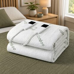 Concise King Fitted Electric Blanket for Comfort