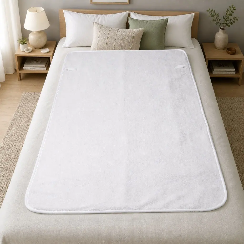 Double Electric Blanket Fitted Fleece Synthetic Wool Warm Cosy Sleep Winter