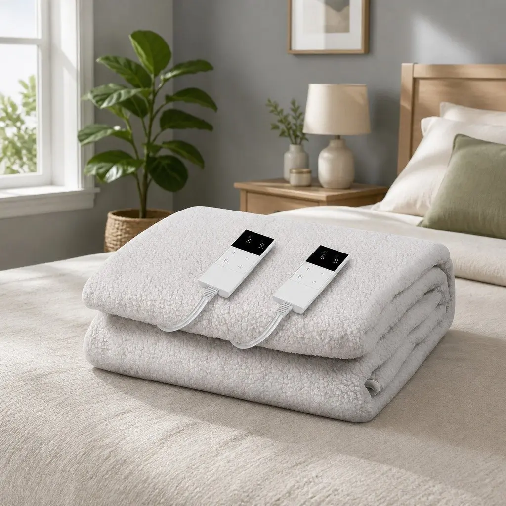 King Size Heated Blanket with Smart Controls and Comfort
