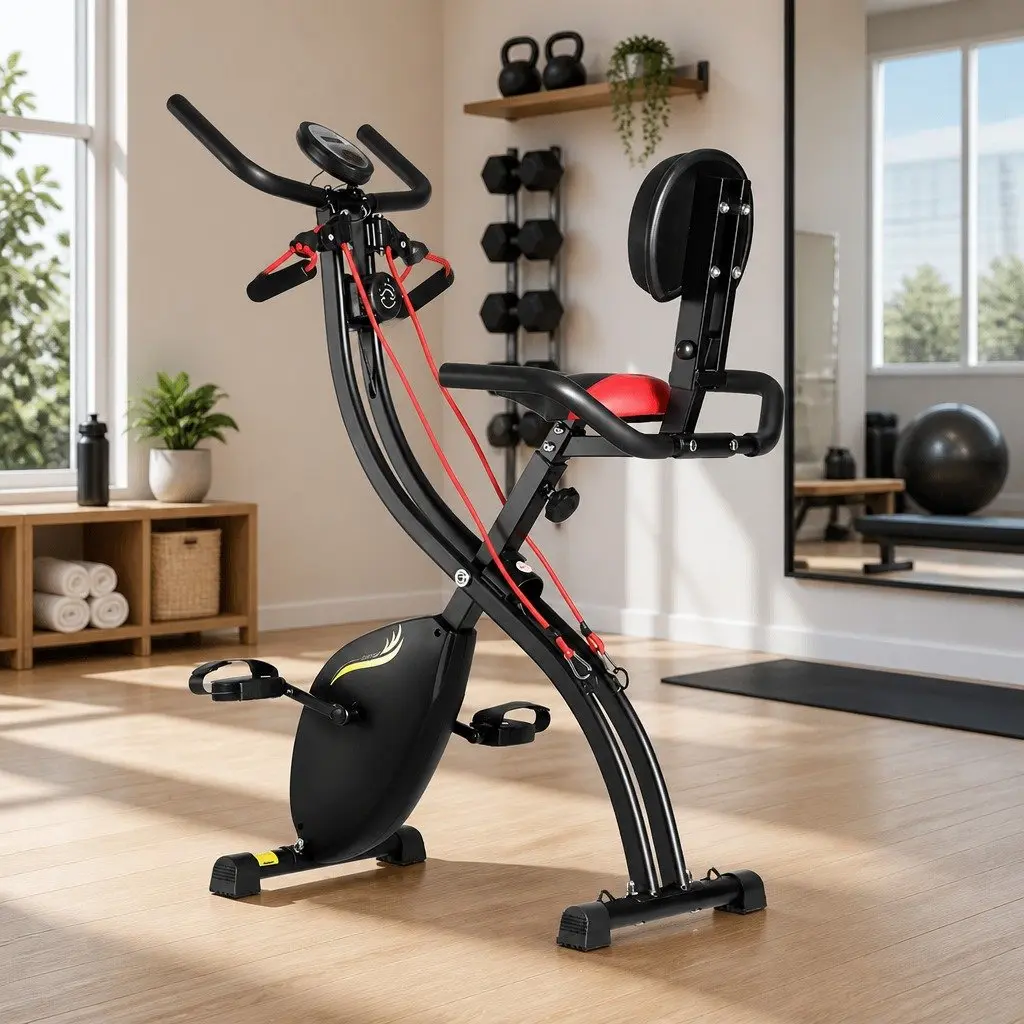 Exercise Bike with Adjustable Resistance Levels