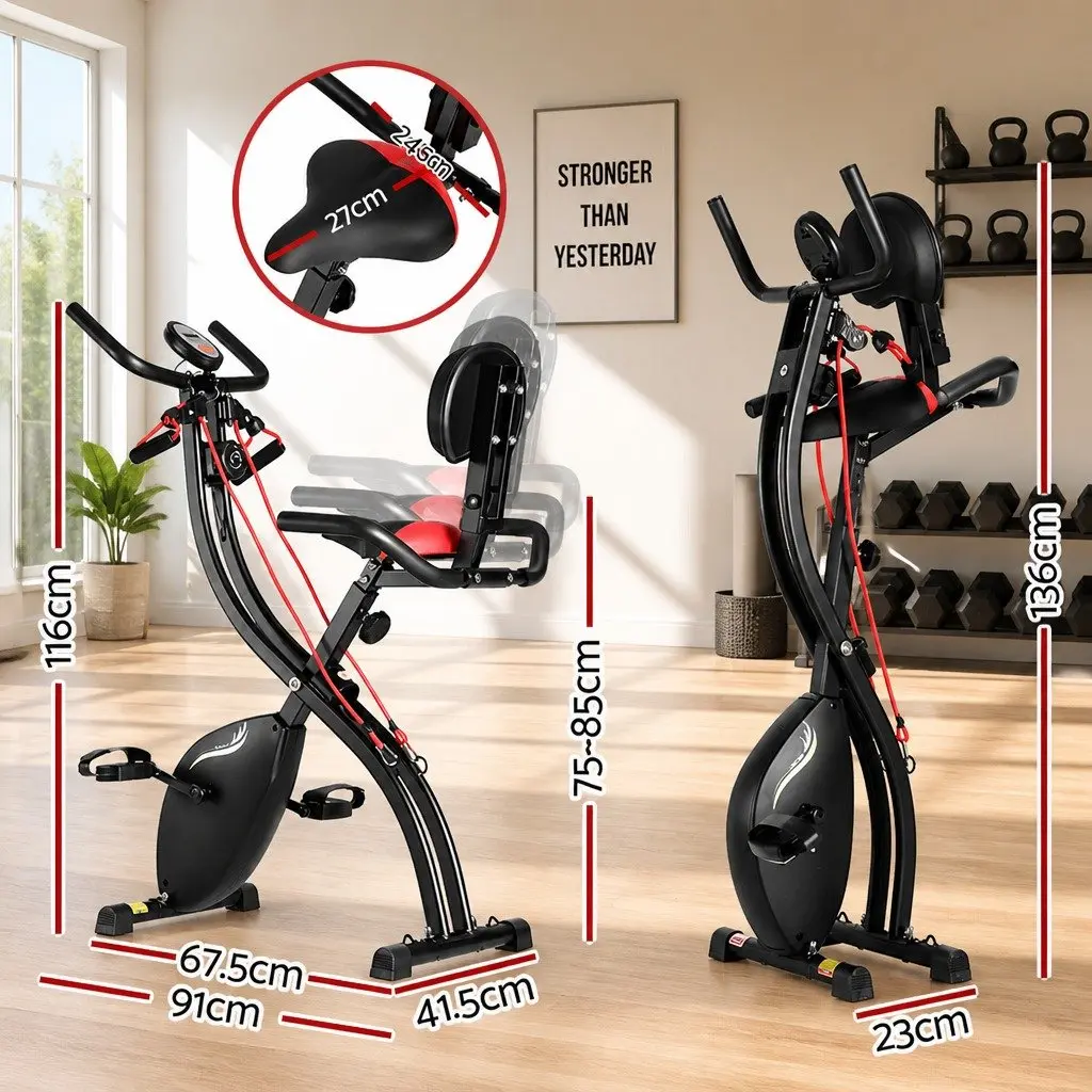 Exercise Bike with Adjustable Resistance Levels