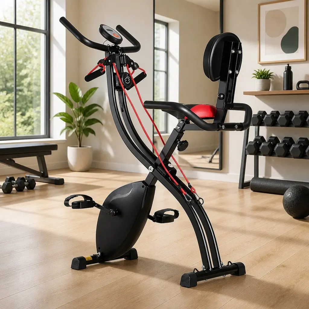Exercise Bike with Adjustable Resistance Levels