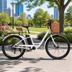 Compact Electric City Bike with Smart Features
