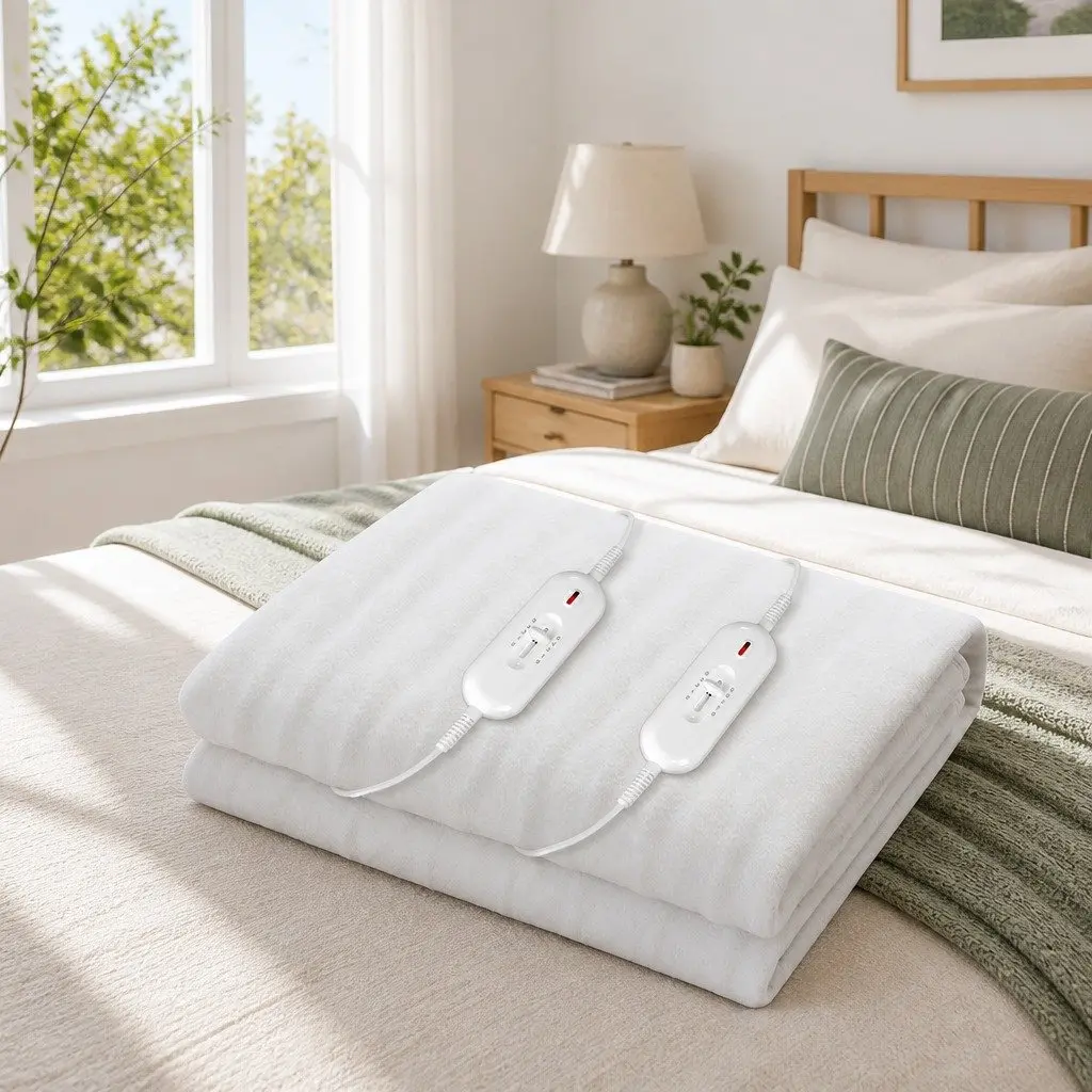 Double Size Electric Blanket with Remote Control