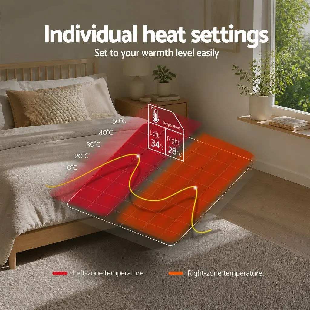 Double Size Electric Blanket with Remote Control
