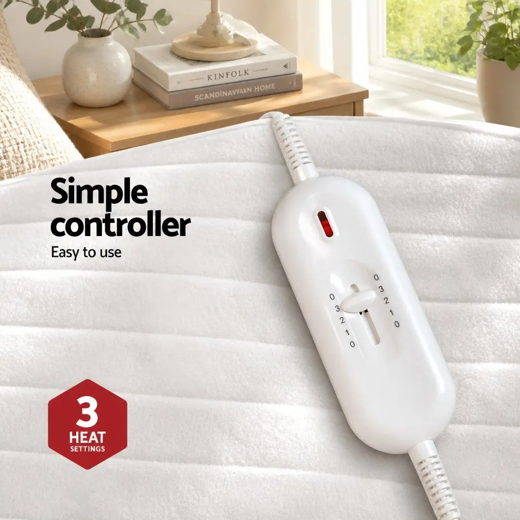 Double Size Electric Blanket with Remote Control