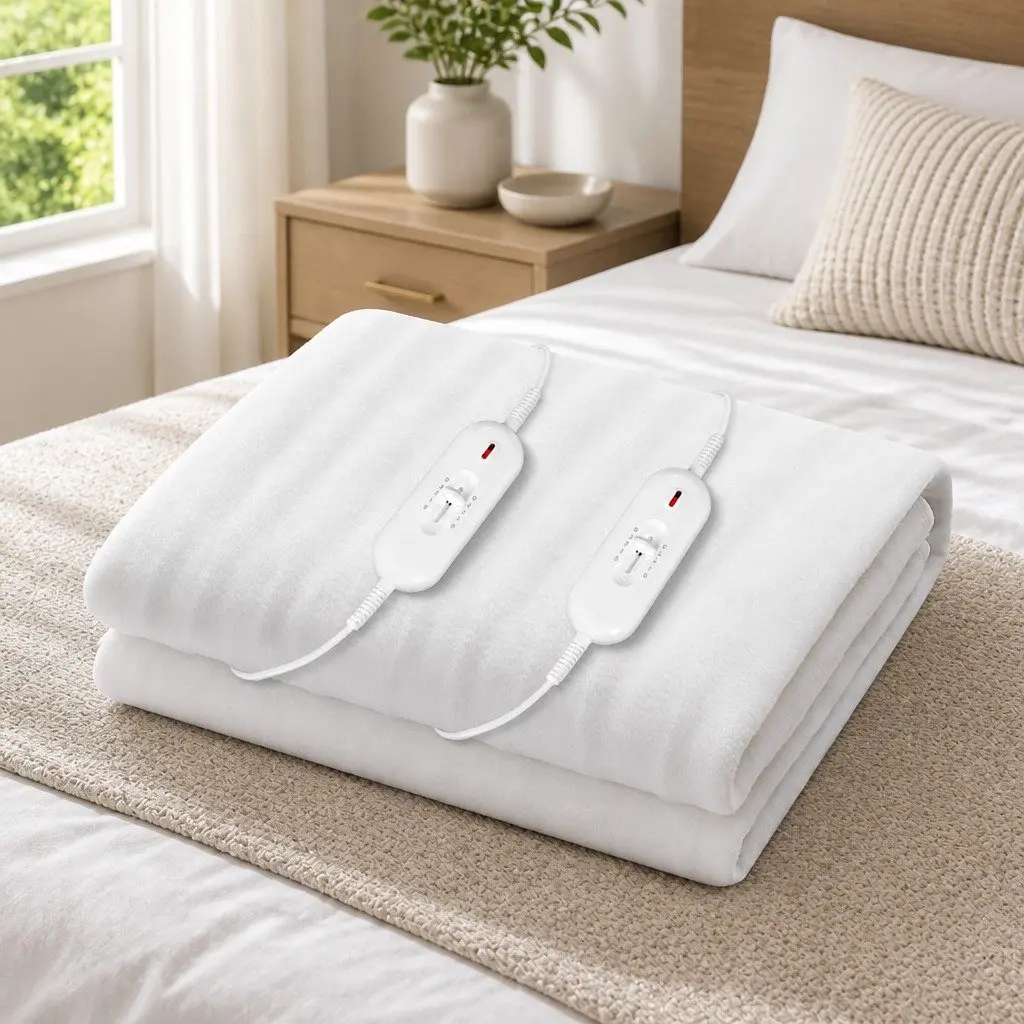 Double Size Electric Blanket with Remote Control