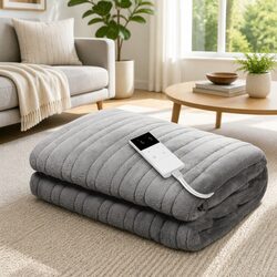 Compact Electric Heated Throw Rug for Cozy Spaces
