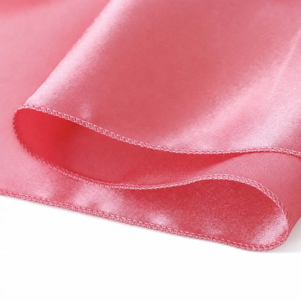 Satin Chair Sashes 278cm x 18cm Stain Resistant Machine Washable for Weddings Banquets Parties 50 Pieces