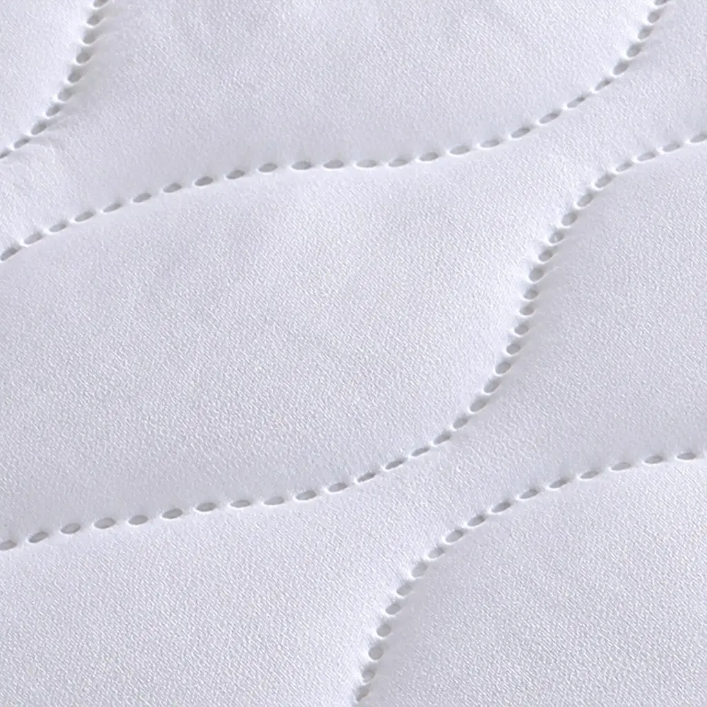 King Single Waterproof Mattress Protector White Soft Breathable Elastic Band Edges Dust Mite Allergen Prevention