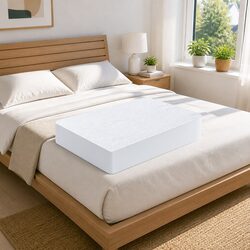 Single Mattress Protector Topper Polyester Waterproof Cooling Fitted Skirt