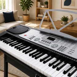 61-Key Electronic Keyboard: Compact and Capable