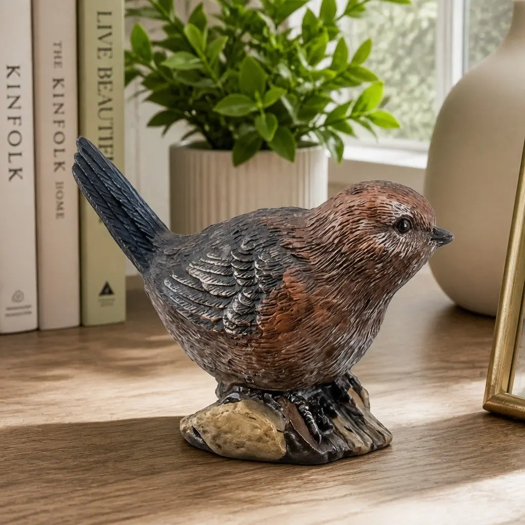Tabletop Water Fountain Multicolor Indoor Bird Theme LED Colour Changing Relaxation Decor
