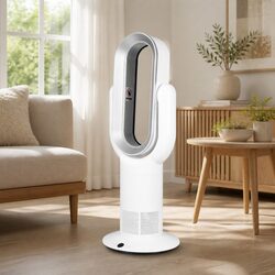 Bladeless Tower Fan Electric Cooler Remote Control 35W Portable Home Office
