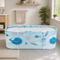 Compact and Reliable Foldable Bathtub for Relaxation