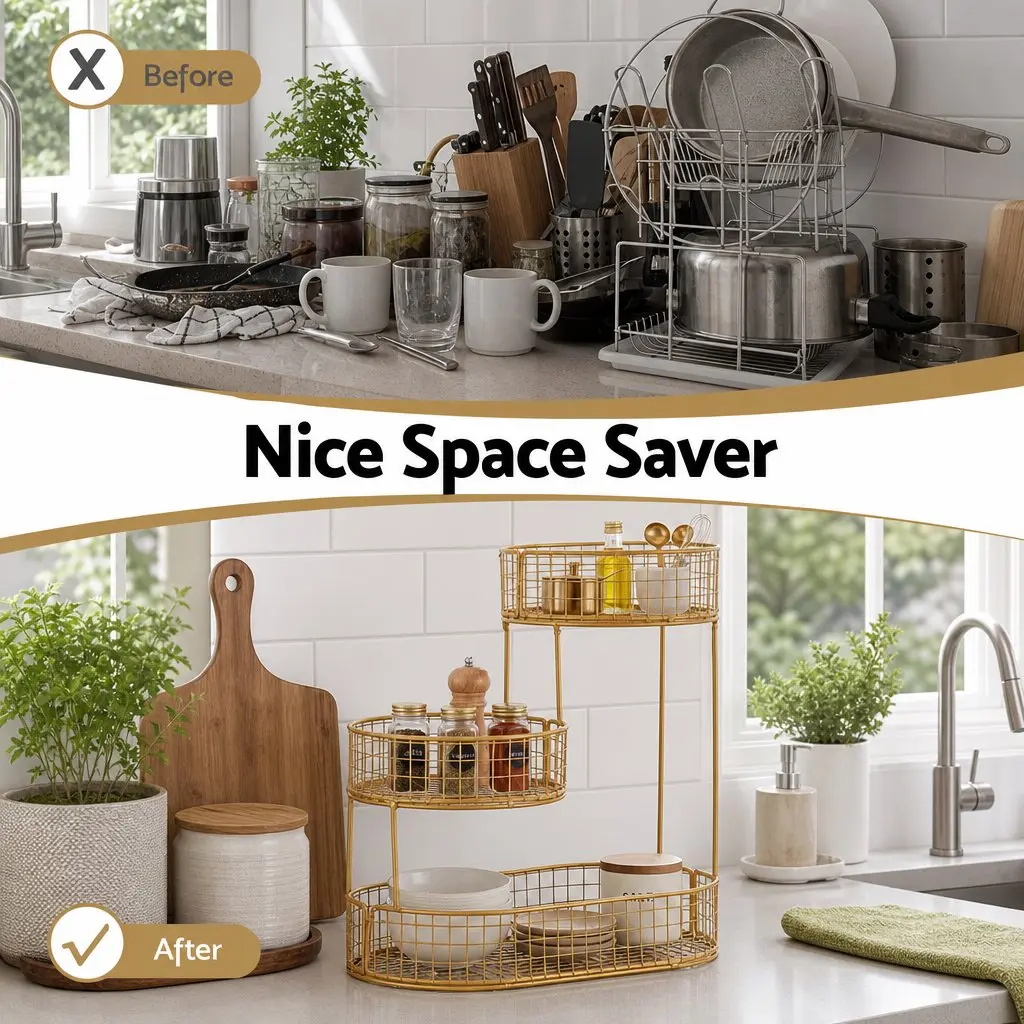 3-Tier Fruit Basket for Easy Kitchen Storage