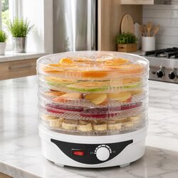 Efficient 5 Tray Food Dehydrator for Quick Drying