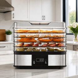 Concise 5 Tray Food Dehydrator with LCD Display