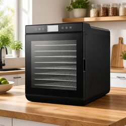 Food Dehydrator 10 Trays Stainless Steel Drying Machine Digital Temperature