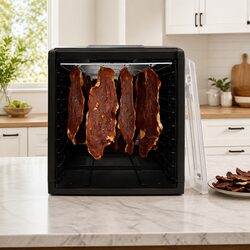 Food Dehydrator 9 Stainless Steel Trays with Hanging Rack LCD Touch Control