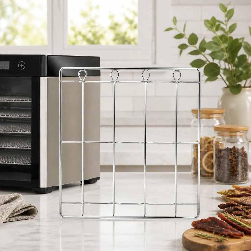 Stainless Steel Rack Accessory for Food Dehydrator 30.5cm Easy Clean Tool-Free Assembly