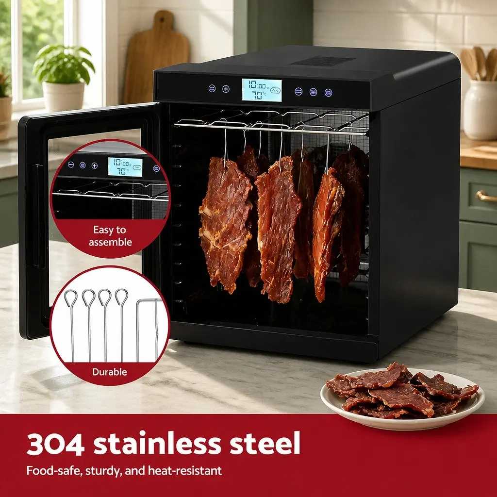 Stainless Steel Rack Accessory for Food Dehydrator 30.5cm Easy Clean Tool-Free Assembly