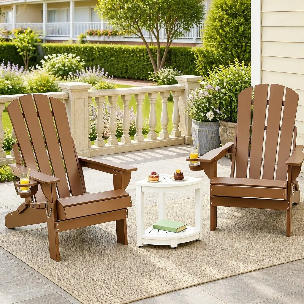 Adirondack Chair and Side Table Set