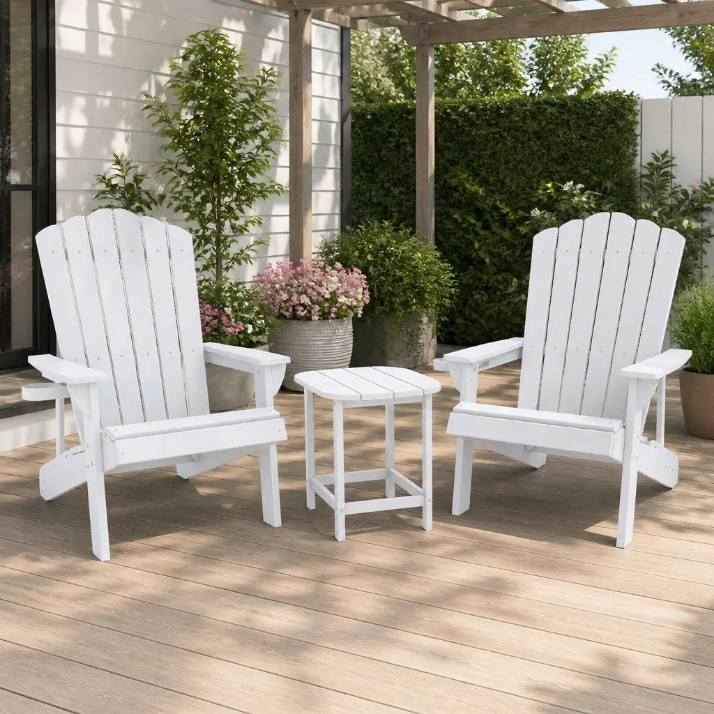 Adirondack Chair Set for Outdoor Comfort