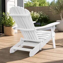 Adirondack Lounge Chair with Ottoman: Quality You Can Trust