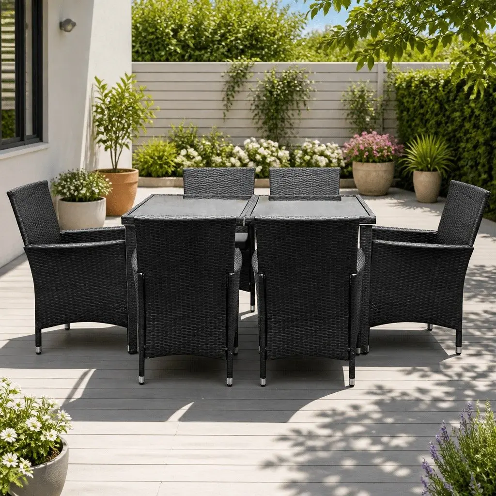 7-Piece Dining Set for Outdoor Spaces