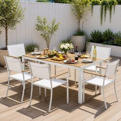 Compact and Elegant 7-Piece Outdoor Dining Set