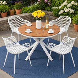 Compact and Functional 5-Piece Outdoor Dining Set