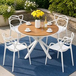 5 Piece Outdoor Dining Set: Simple and Effective Design