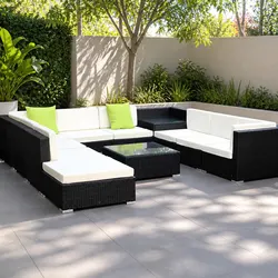 Your Friendly 11 Piece Outdoor Wicker Sofa Set
