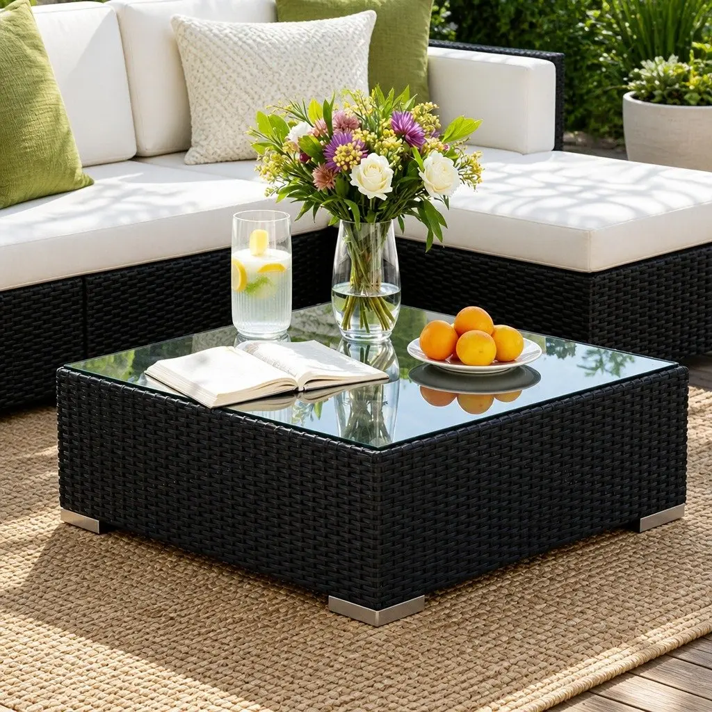 5-Piece Wicker Sofa Set for Relaxation and Comfort