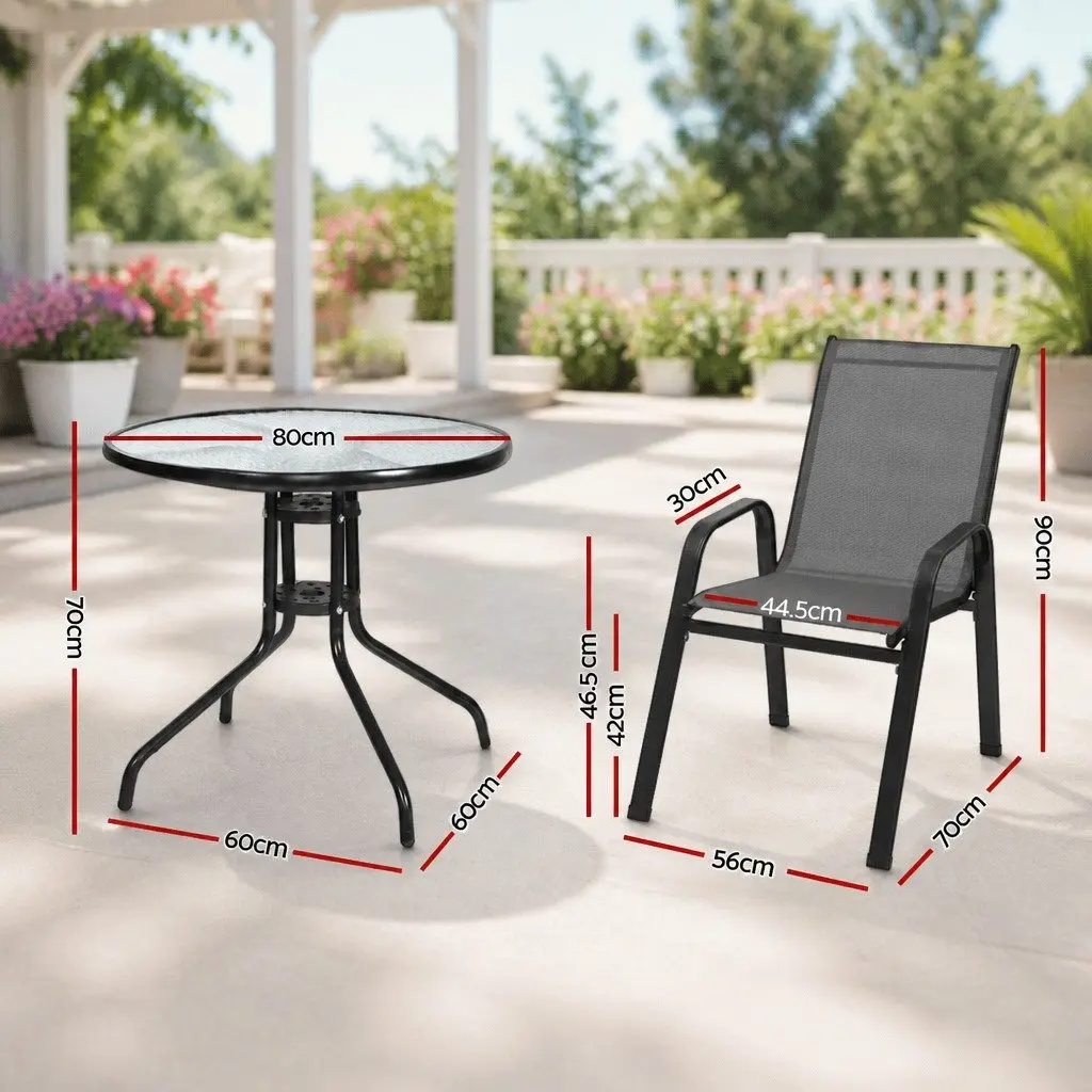 Outdoor Dining Set with Chairs and Table