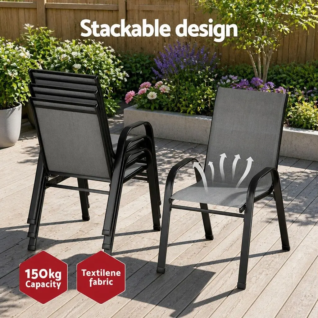 Outdoor Dining Set with Chairs and Table